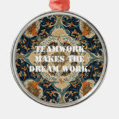 Kerstmis Bulk Cadeaus voor collega's Perzische Teg Metalen Ornament (Voorkant)