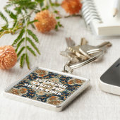 Kerstmis Bulk Cadeaus voor collega's Perzische Teg Sleutelhanger (Zijkant)