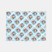 Kerstmis bull Terrier Fleece Blanket Deken (Voorkant (Horizontaal))