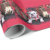 Kerstmis - Bulldog - Delilah Cadeaupapier (Rol Hoek)