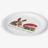 KERSTMIS BULLDOGS PAPIER BORD (Gekanteld)