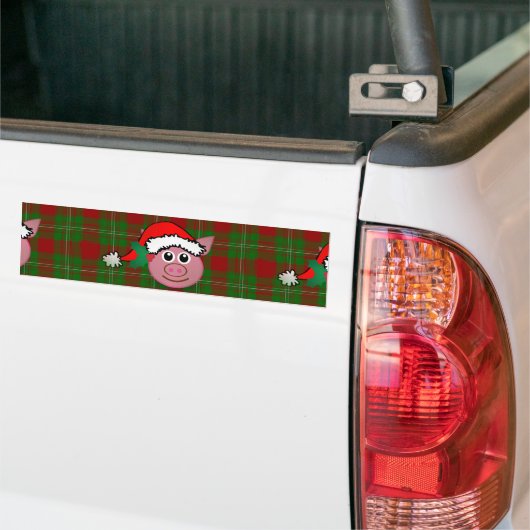 kerstmis bumpersticker (Op Truck)
