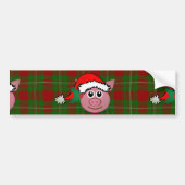 kerstmis bumpersticker (Voorkant)
