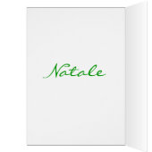 Kerstmis Buon Natale Red Kerstster II (Binnen (Links))