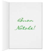 Kerstmis Buon Natale Red Kerstster II (Binnen (Rechts))