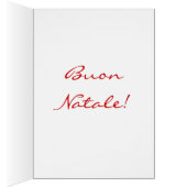 Kerstmis Buon Natale Red Kerstster III (Binnen (Rechts))