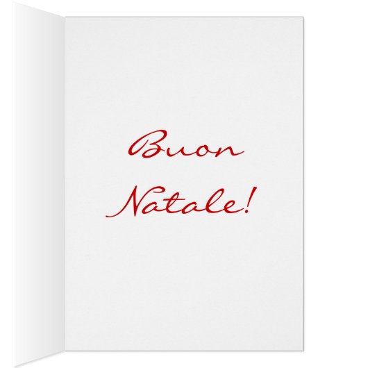 Kerstmis Buon Natale Red Kerstster III (Binnen (Rechts))