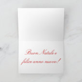 Kerstmis Buone Feste Natalizie II Feestdagen Kaart (Binnen)