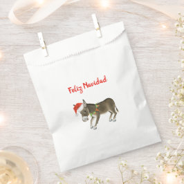 Kerstmis Burro Feliz Navidad  Bedankzakje