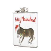 Kerstmis Burro Feliz Navidad  Heupfles (Links)
