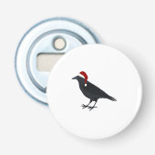 Kerstmis Button Flesopener (Voorkant)