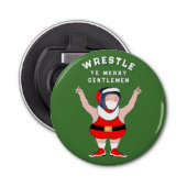 Kerstmis Button Flesopener (Voorkant)