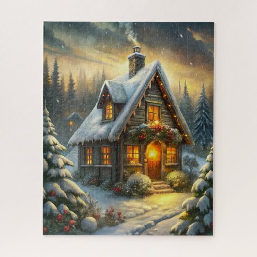 Kerstmis Cabine Puzzel (Verticaal)