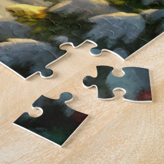 Kerstmis Cabine Puzzel (Zijkant)