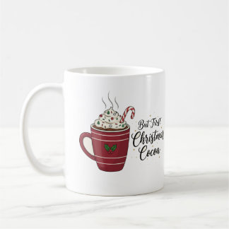 Kerstmis Cacao Heet Chocolade Vakantie Design Koffiemok
