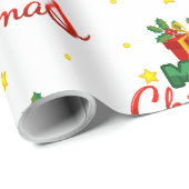 Kerstmis Cadeaobox Inpakpapier (Rol Hoek)
