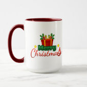 Kerstmis Cadeaobox Mok (Links)