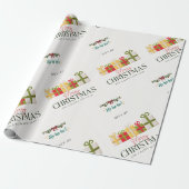 Kerstmis Cadeau dozen Vakantieverpakkings papier (Uitgerold)