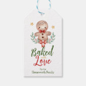 Kerstmis Cadeaubijslab, Kerst Kranslabel Cadeaulabel (Voorkant)