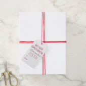 Kerstmis Cadeaubijsluiter Cadeaulabel (Met Touw)