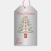 Kerstmis Cadeaulabel (Voorkant)