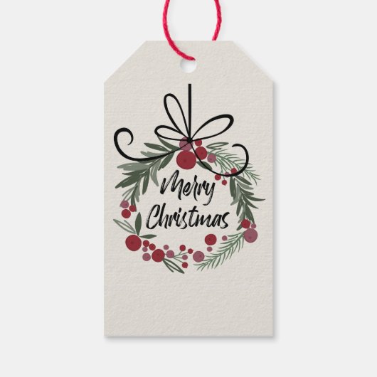 Kerstmis Cadeaulabel (Achterkant)