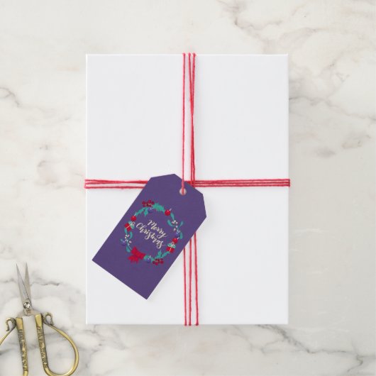 Kerstmis Cadeaulabel (Met Touw)