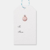Kerstmis Cadeaulabel (Achterkant)