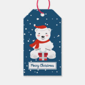 Kerstmis Cadeaulabel (Voorkant)