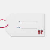 Kerstmis Cadeaulabel (Achterkant Horizontaal)