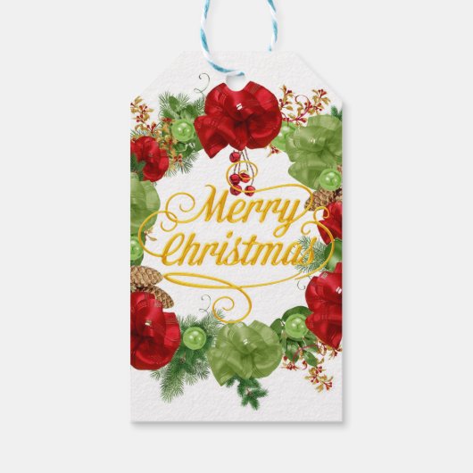 Kerstmis Cadeaulabel (Achterkant)