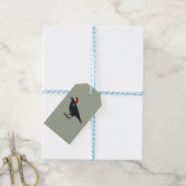 Kerstmis Cadeaulabel (Met Touw)