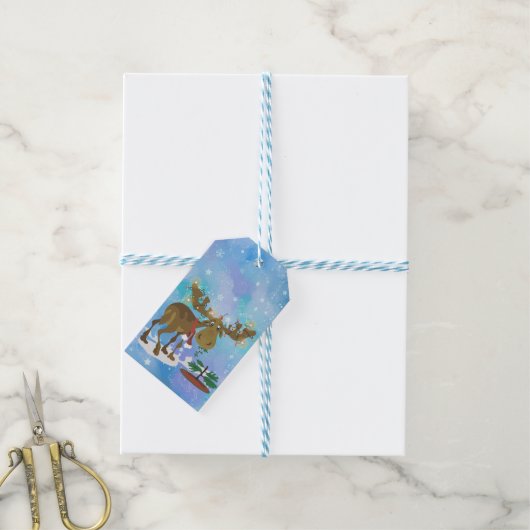 Kerstmis Cadeaulabel (Met Touw)