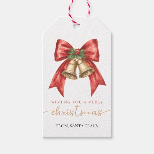 Kerstmis Cadeaulabel (Voorkant)