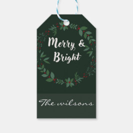 Kerstmis Cadeaulabel