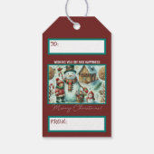 Kerstmis Cadeaulabel (Achterkant)