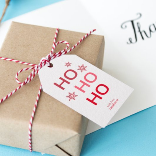 Kerstmis Cadeaulabel