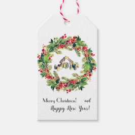 Kerstmis Cadeaulabel