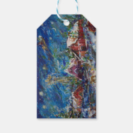 Kerstmis Cadeaulabel