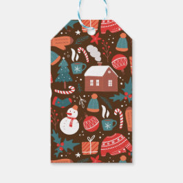 Kerstmis Cadeaulabel