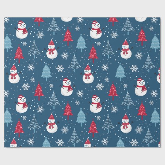 Kerstmis Cadeaupapier (Vlak)