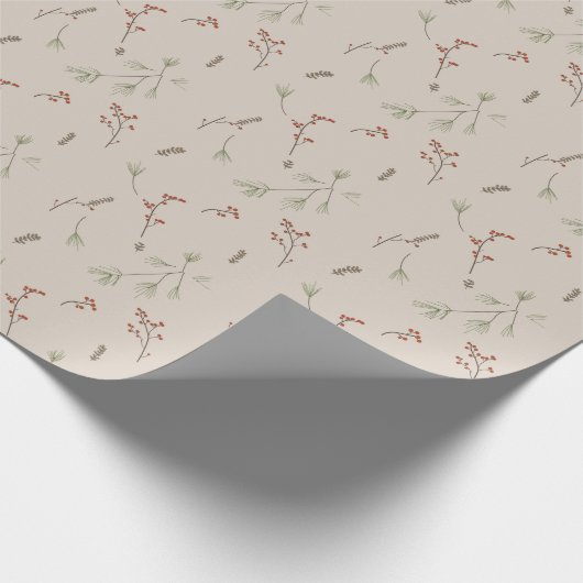 "Kerstmis" Cadeaupapier (Hoek)