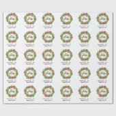 Kerstmis Cadeaupapier (Vlak)