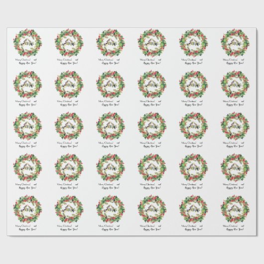 Kerstmis Cadeaupapier (Vlak)