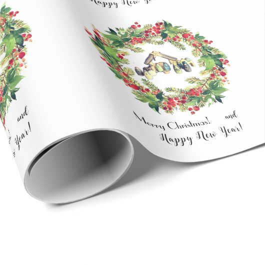 Kerstmis Cadeaupapier (Rol Hoek)