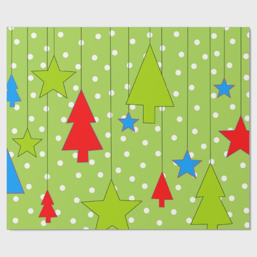 Kerstmis Cadeaupapier (Vlak)