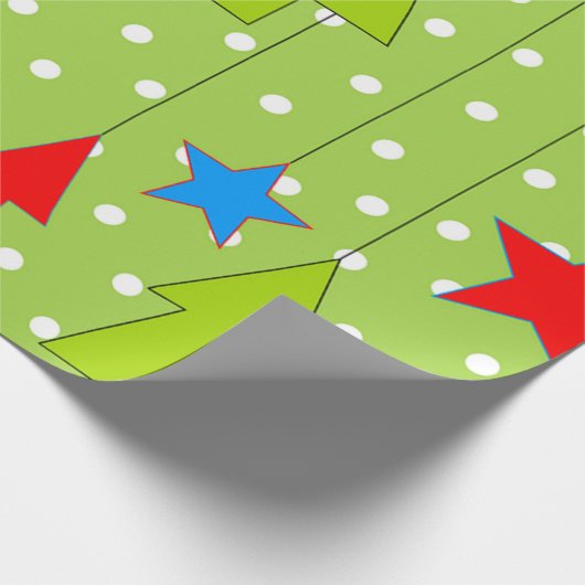 Kerstmis Cadeaupapier (Hoek)