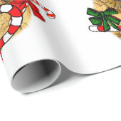 Kerstmis Cadeaupapier (Rol Hoek)