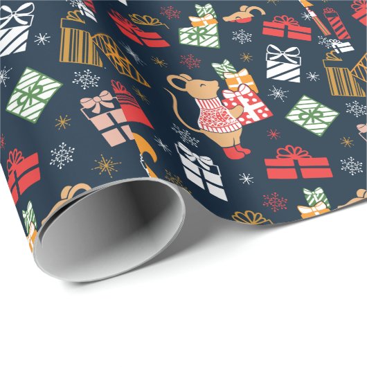 Kerstmis Cadeaupapier (Rol Hoek)