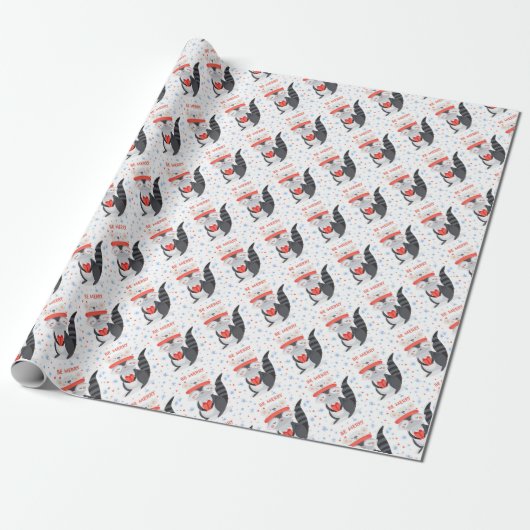 Kerstmis Cadeaupapier (Uitgerold)